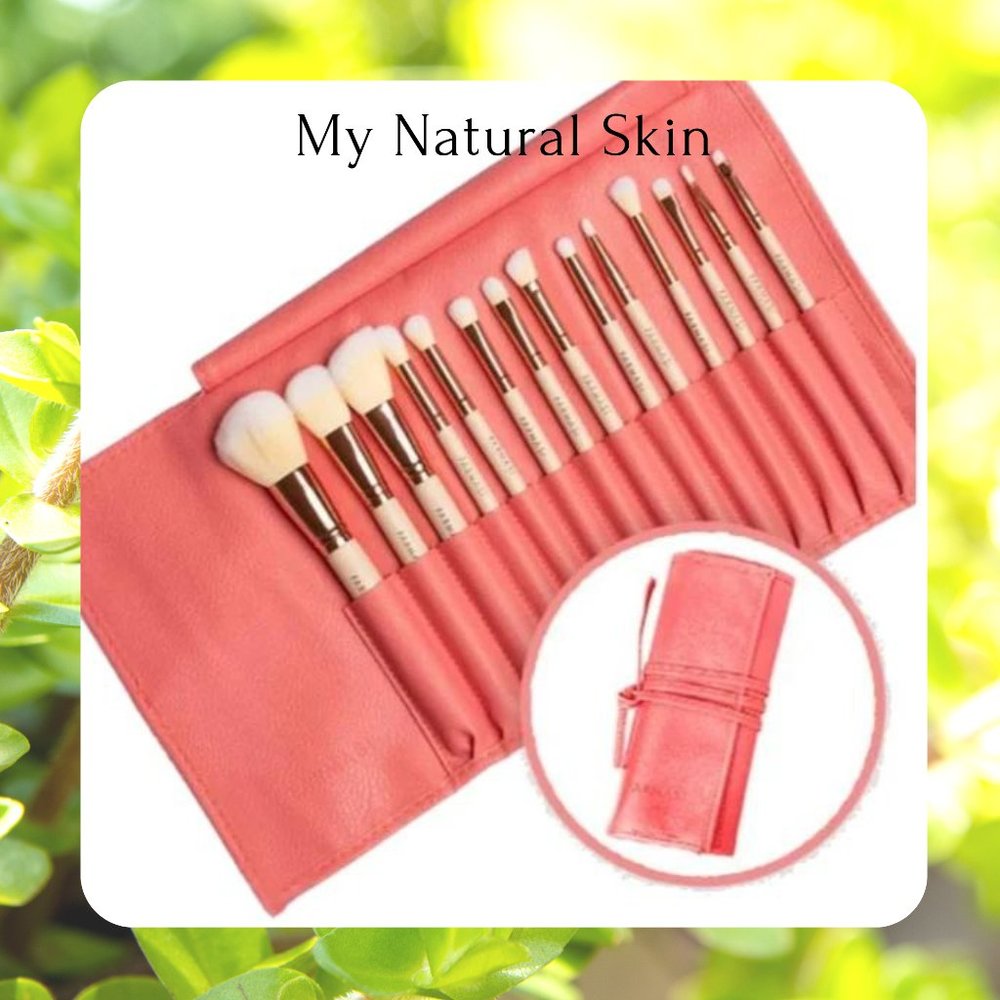 NEW! Farmasi Professional Makeup Brushes Set w/ Roll Up Case (Sealed)